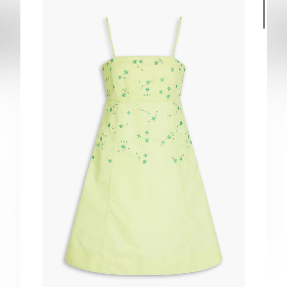 Ganni beaded mini dress